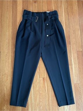 Chicos High Waist Paper Bag Trouser Pants